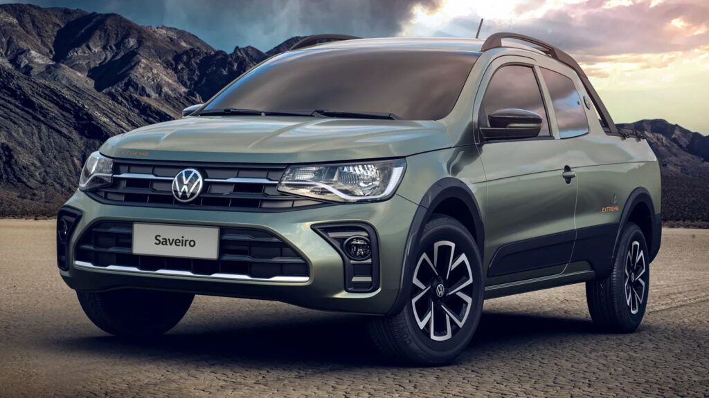 VW Saveiro Pickup Soldiers On With Another Facelift In Brazil, Gains  Extreme Flagship Trim